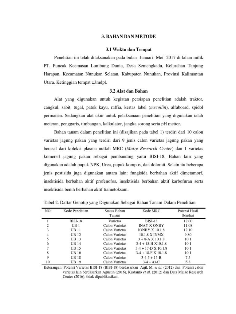 Metode Perhitungan Rendemen Jagung | PDF | Griya & Taman | Sains ...