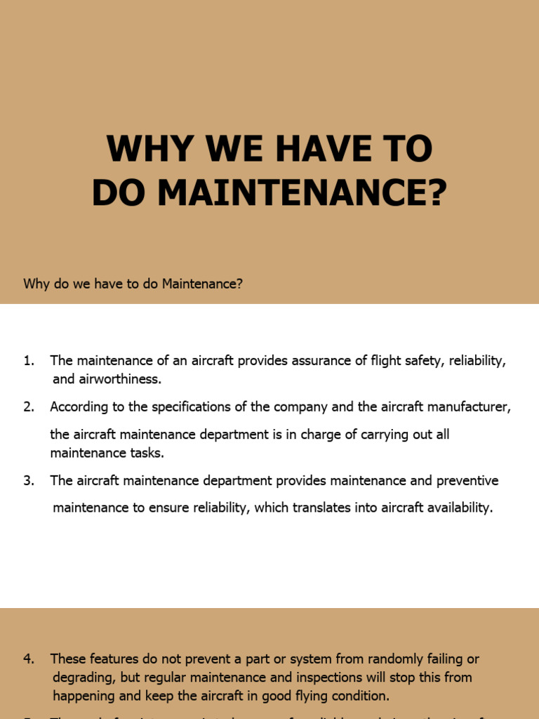 Aircraft Maintenance Essentials | PDF | Reliability Engineering | Aviation