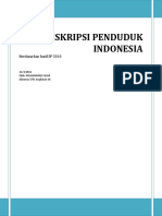 Deskripsi Penduduk Indonesia