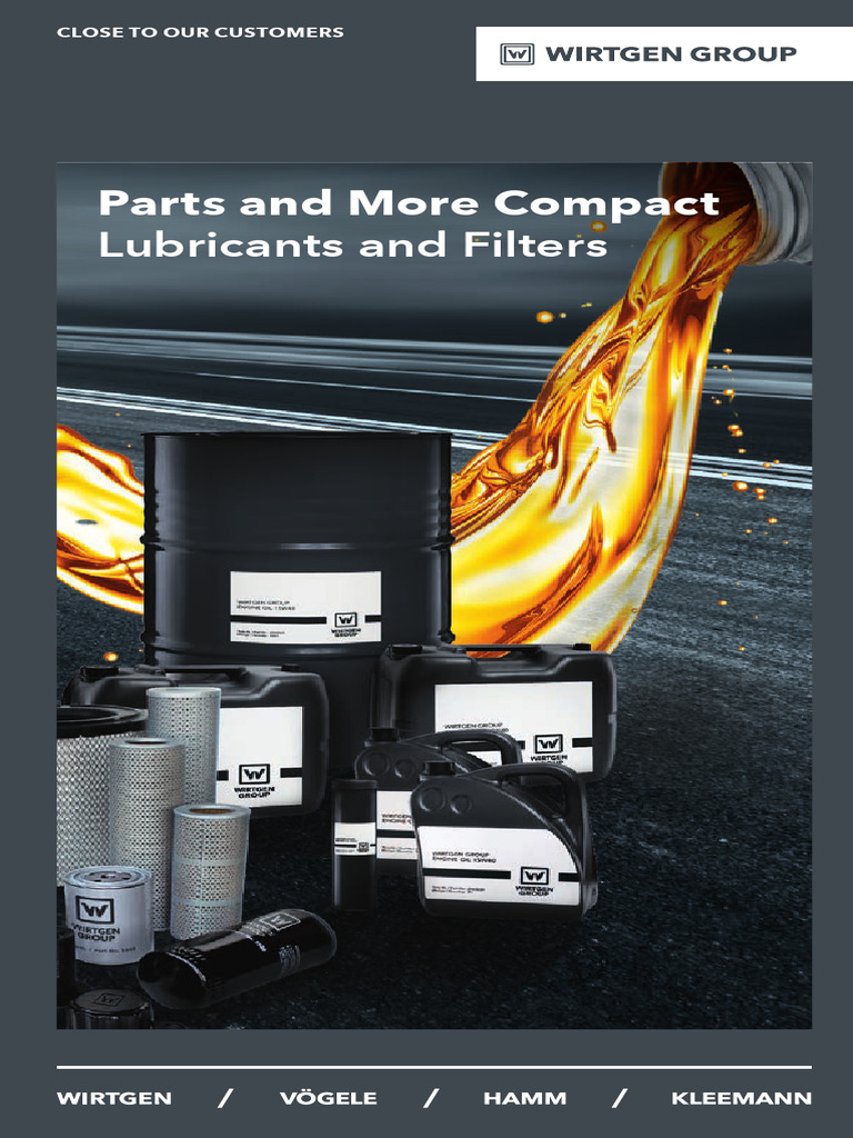 WG Brochure Lubricants 0116 En PDF Motor Oil Lubricant