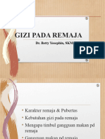 Materi Gizi Pada Remaja