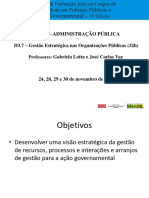 Gabriela Lotta, José Carlos Vaz (2011) 3.7 - Gestão Estratégica Nas Organizações Públicas - Aula 01