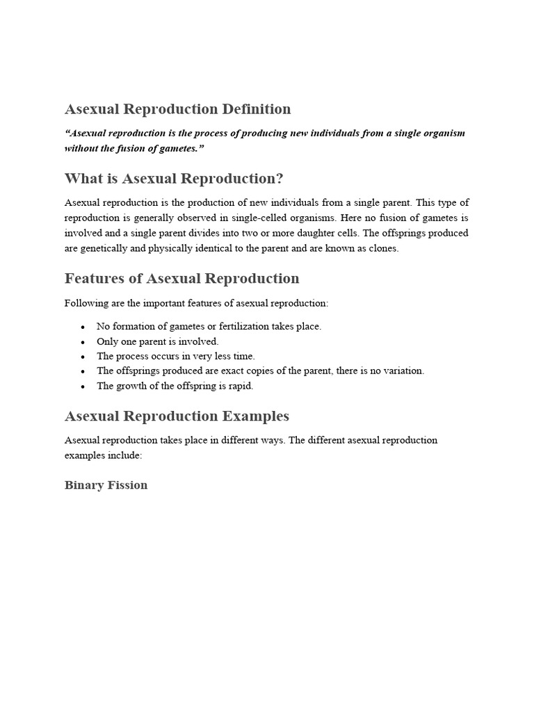 Asexual reproduction pdf reproduction biological interactions