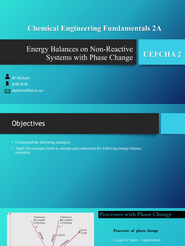 Phase Change Processes Overview | PDF | Phase (Matter) | Latent Heat