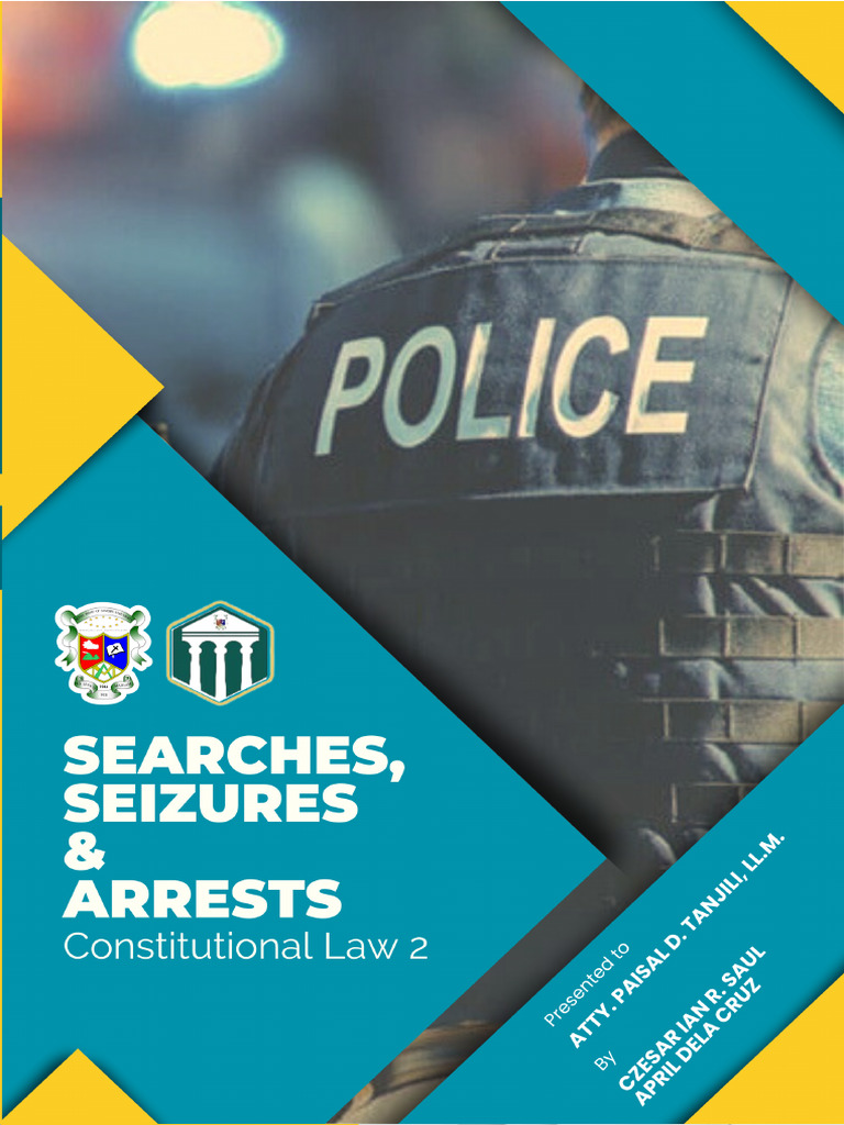 Searches and Seizures Overview Guide | PDF | Search And Seizure ...