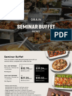 Grain Seminar Buffet Menu Updated - Mar 18
