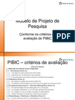 Modelo de Projeto Pibic