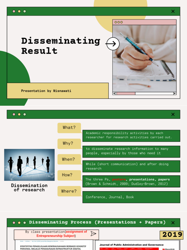 Effective Strategies for Research Dissemination | PDF | Proofreading ...