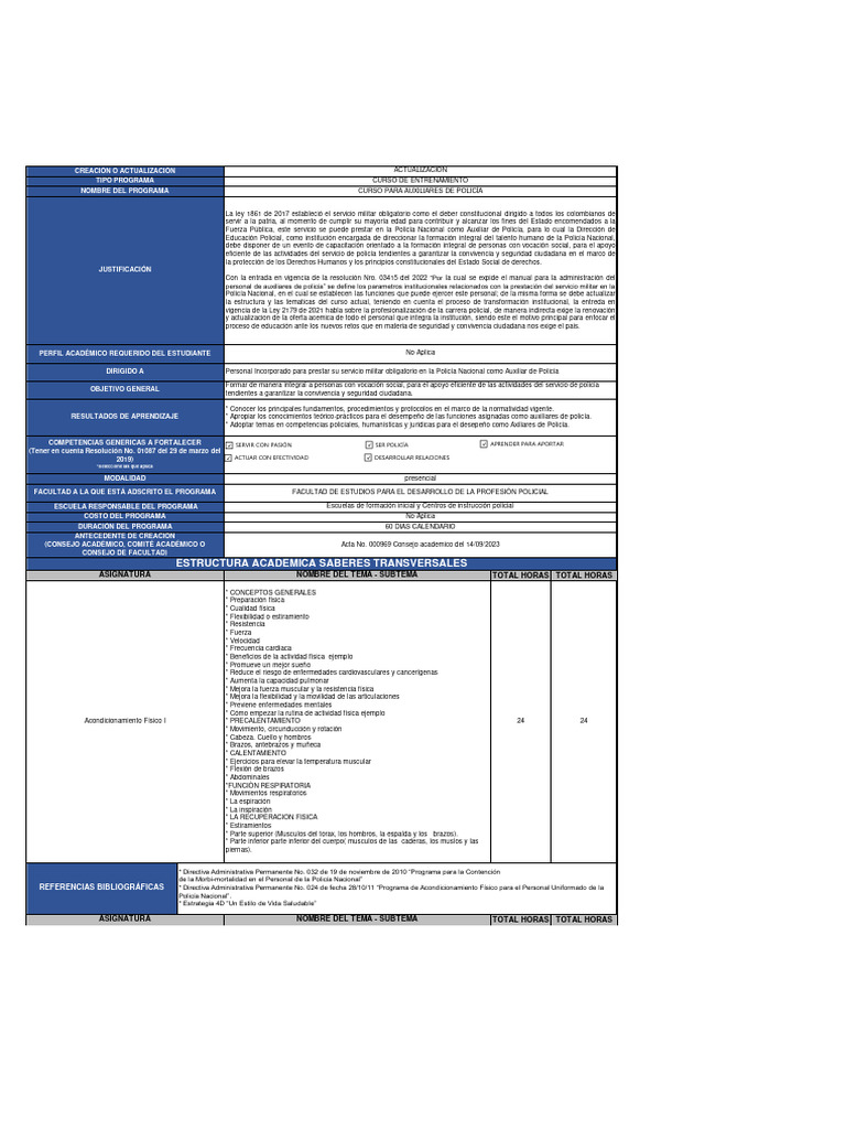 RPT Formato | PDF | Policía | Derecho penal