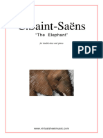Saint-Sanes - Elephant Contrabbasso e Piano