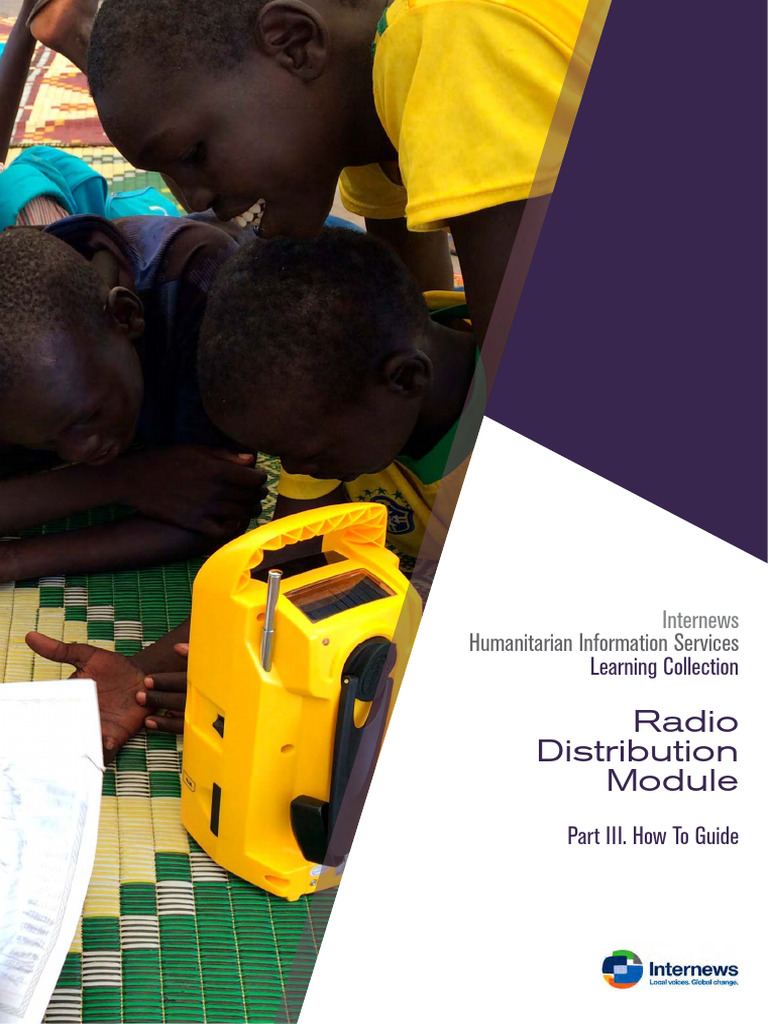 Radio Distribution Guide for South Sudan | PDF | Sampling (Statistics ...