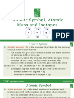 Atomic Mass and Isotopes