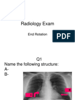 Radiology Exam: End Rotation