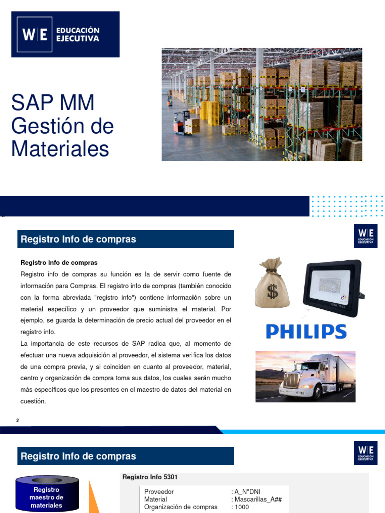 Registro Info de Compras en SAP MM | PDF