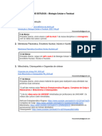 GUIA DE ESTUDOS – Biologia Celular e Tecidual