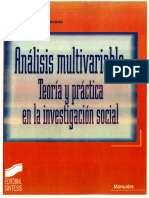 Analisis Multivariable Teoria y Practica en La Investigacion Social