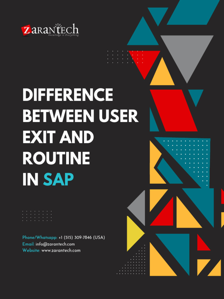 difference-between-user-exit-and-routine-in-sap-pdf-menu-computing