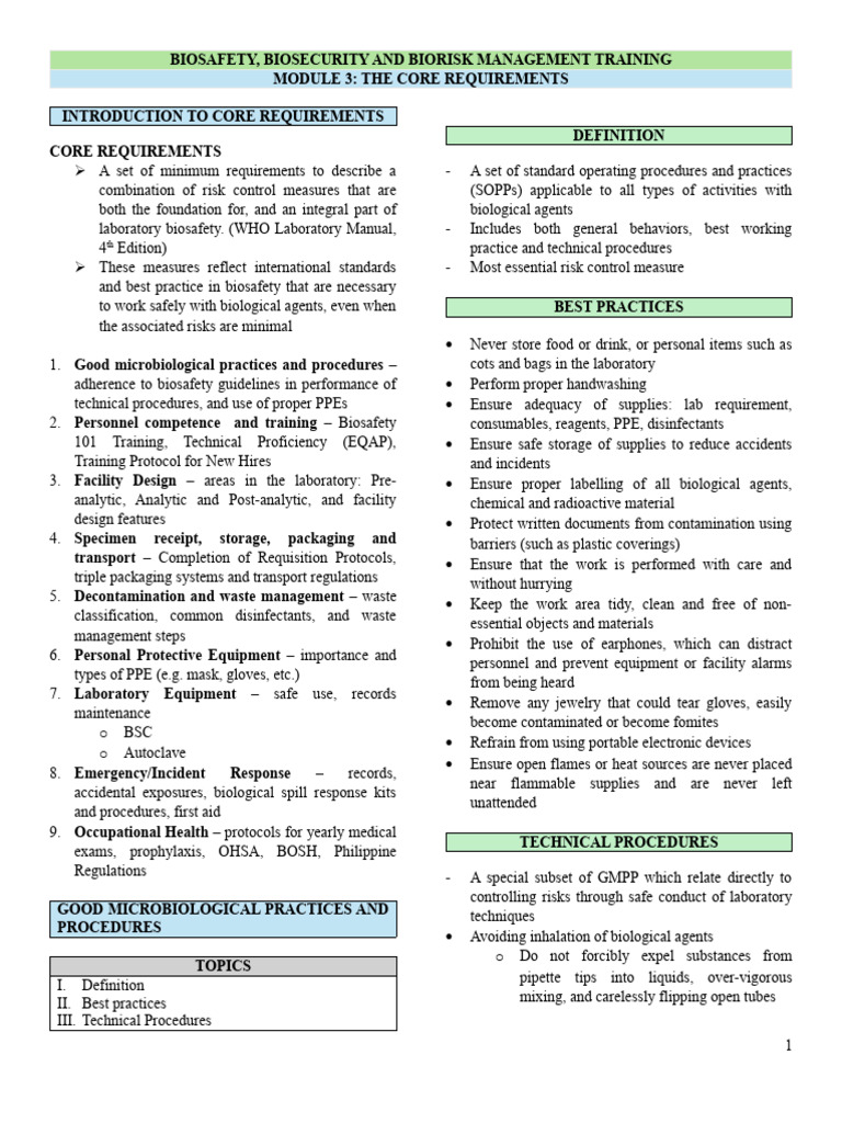 Biosafety Training 3 | Download Free PDF | Sterilization (Microbiology ...