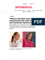 Elección en México_ La restauración del PRI o una transición democrática