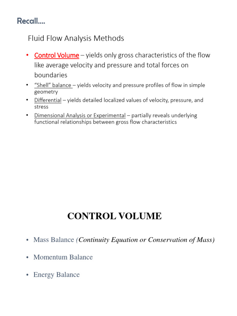 Fluid Flow Analysis Techniques Explained | PDF | Fluid Dynamics | Physics