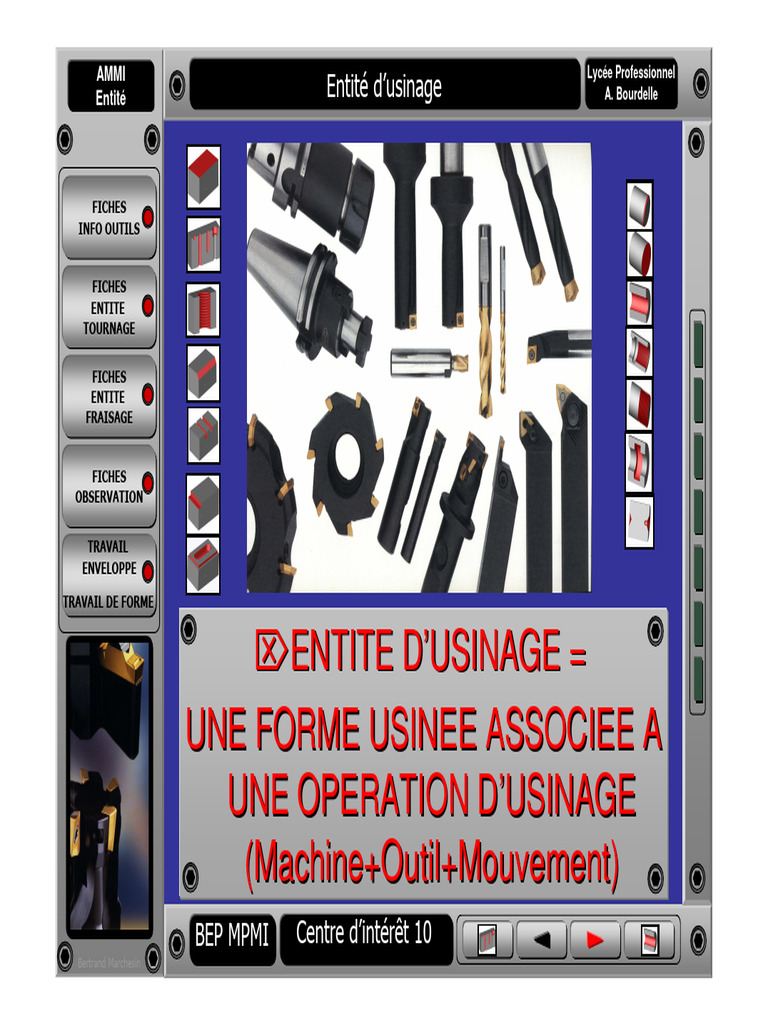 Usinage et BEP MPMI au Lycée Bourdelle | PDF | Usinage | Ingénierie