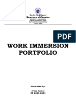 Work Immersion Portfolio 1