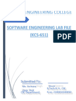Software Engineering Lab File