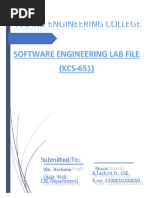 Software Engineering Lab File