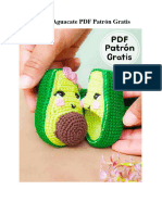 Amigurumi Aguacate PDF Patron Gratis