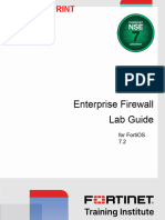 Fortinet Enterprise Firewall Lab Guide For Fortios 72