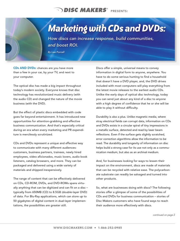 Marketing CDs DVDs | PDF | Art
