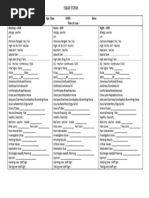 Medical Rounding Checklist Template | PDF