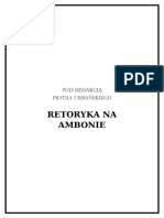 Retoryka Na Ambonie Z Problemów WSP