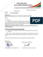 Surat Pemberitahuan SPP K3, TI, BMR Semester Genap