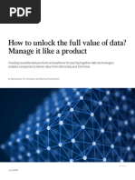 McKinsey202207 How To Unlock The Full Value of Data Manage It Like A Product