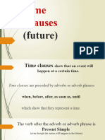 Future Time Clauses