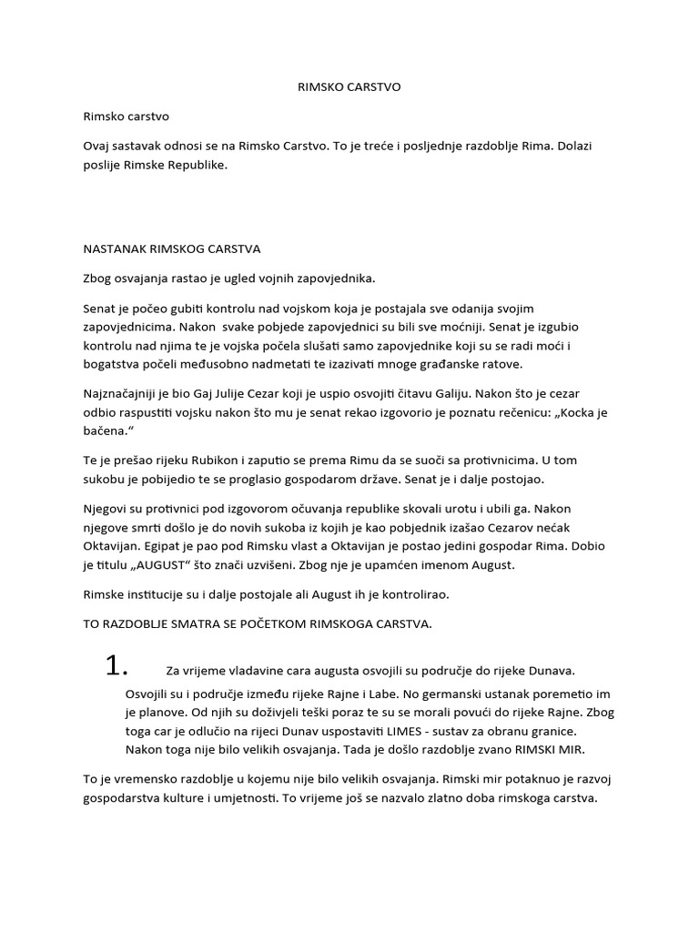 Rimsko Carstvo Sastav v3 | PDF