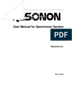 Spectronon Softver Za Hiperspektralni Remote Senisng UserManual