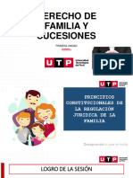 SEMANA 02 (s2) - PRINCIPIOS CONSTITUCIONALES DE LA REGULACIÓN JURIDICA DE LA FAMILIA