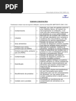 Exercício 1 (ISO TS 22002) - Termos e Definições