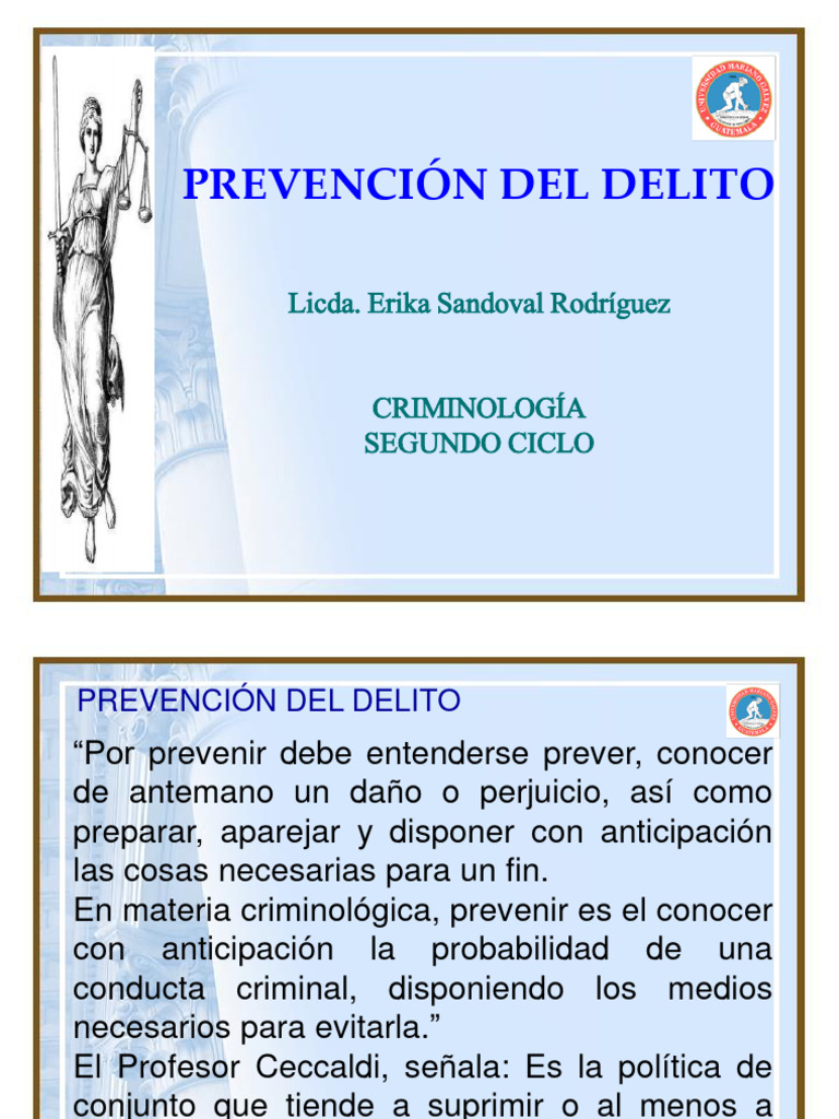 Estrategias de Prevención del Delito en Guatemala | PDF | Prevención ...