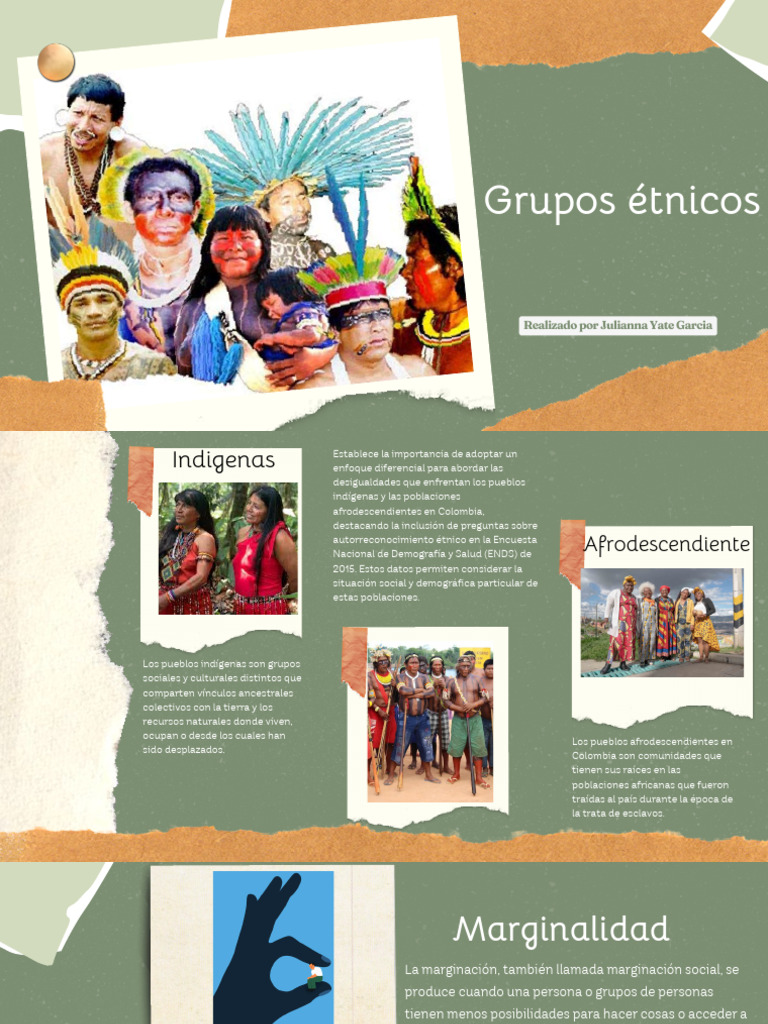 Grupos Étnicos y Autorreconocimiento en Colombia | PDF | Colombia