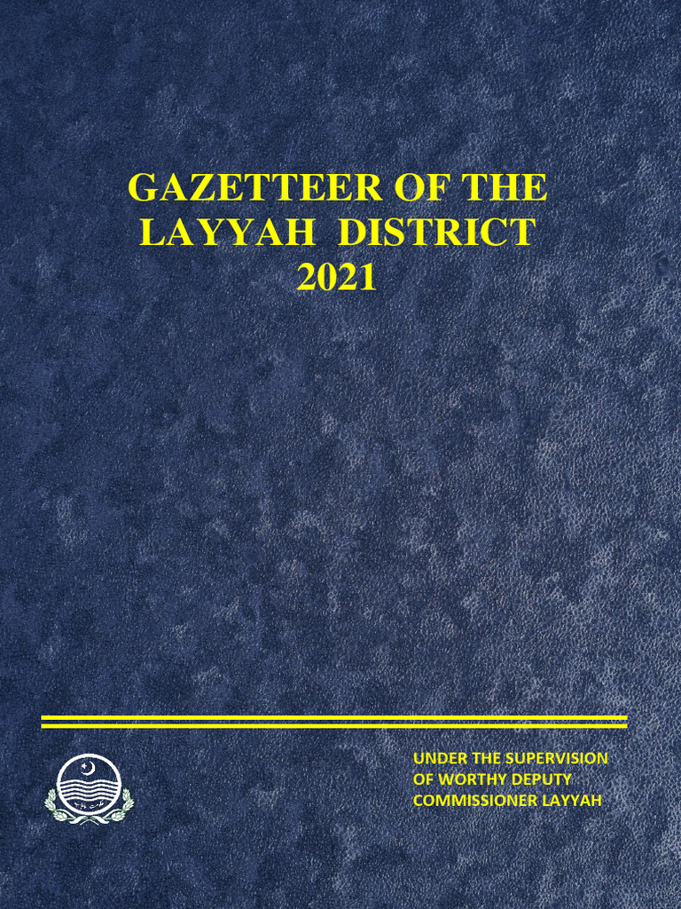 Layyah District Gazetteer 2021 | PDF | Business