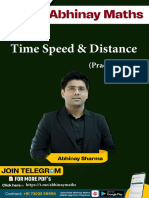 Time Speed & Distance