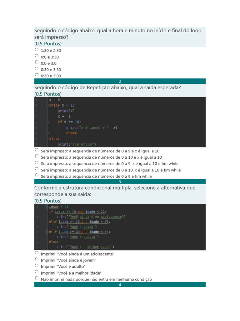 Erros Comuns em Código Python | PDF | Programação de computadores