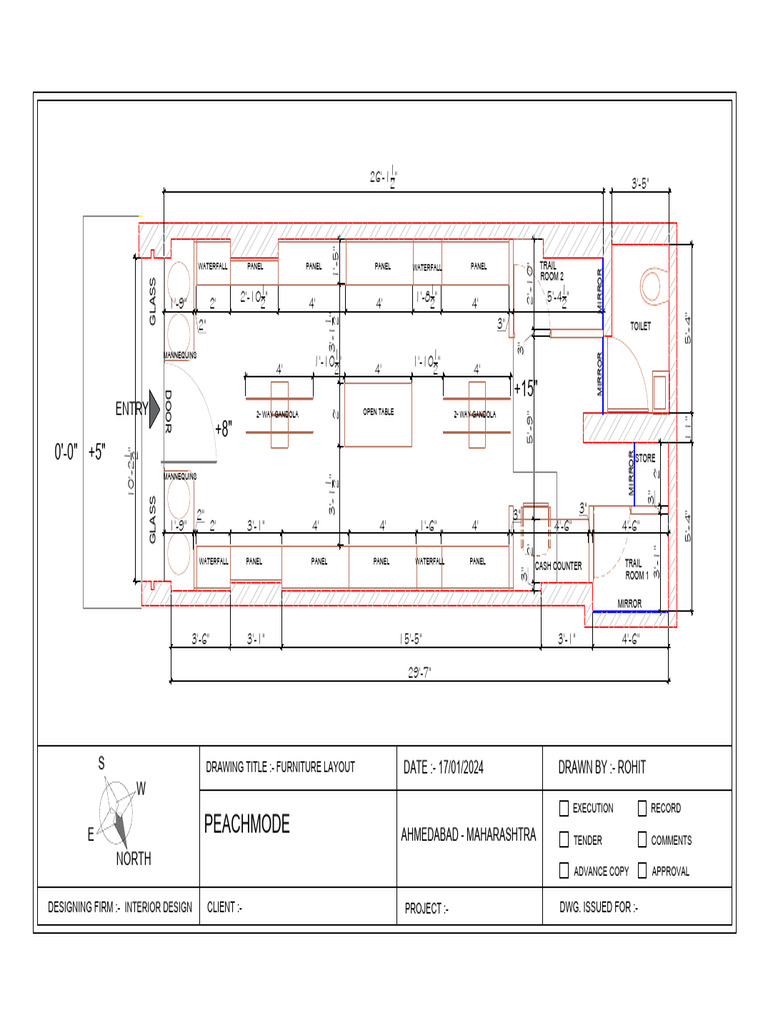 Peachmode Store Layout Design | PDF | Decorative Arts | Interior Design