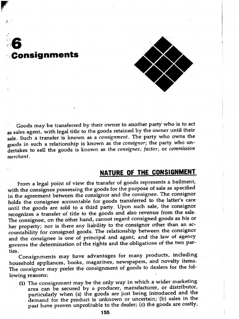 Chapter 6 Consignment | PDF
