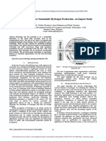 Green Technologies For Sustainable Hydrogen Production. An Impact Study