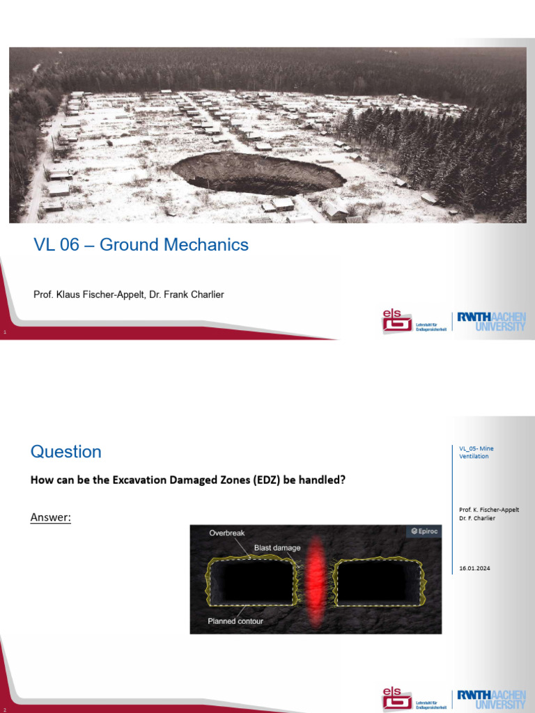 Mine Ventilation and Ground Support Techniques | PDF | Concrete | Mining