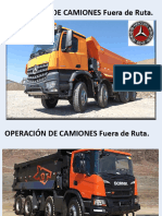 Operación y características Técnicas de Camiones Fuera de Carretera.